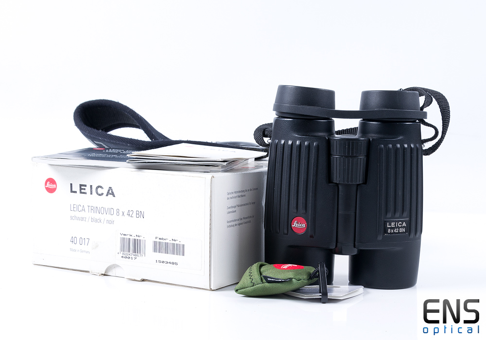 Leica 8x42 BN Trinovid Waterproof & Fogproof Roof Prism Binoculars 7.4º - Black Leica 8x42 BN Trinovid Waterproof & Fogproof Roof Prism Binoculars 7.4º - Black