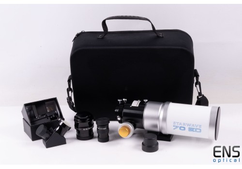Altair Starwave Series 70 F/6 ED Telescope 0.8x Reducer, EP, Diagonal ETC Package