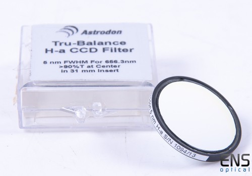Astrodon 31mm Unmounted 5NM HA Hydrogen Alpha Narrowband Imaging Filter