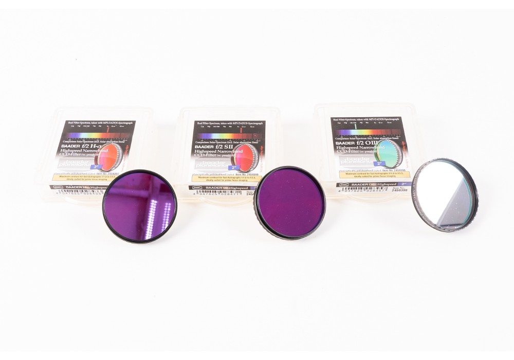 Baader 2" F/2 High speed HA O3 S2 HOS Narrowband Fastar/RASA Imaging Filter