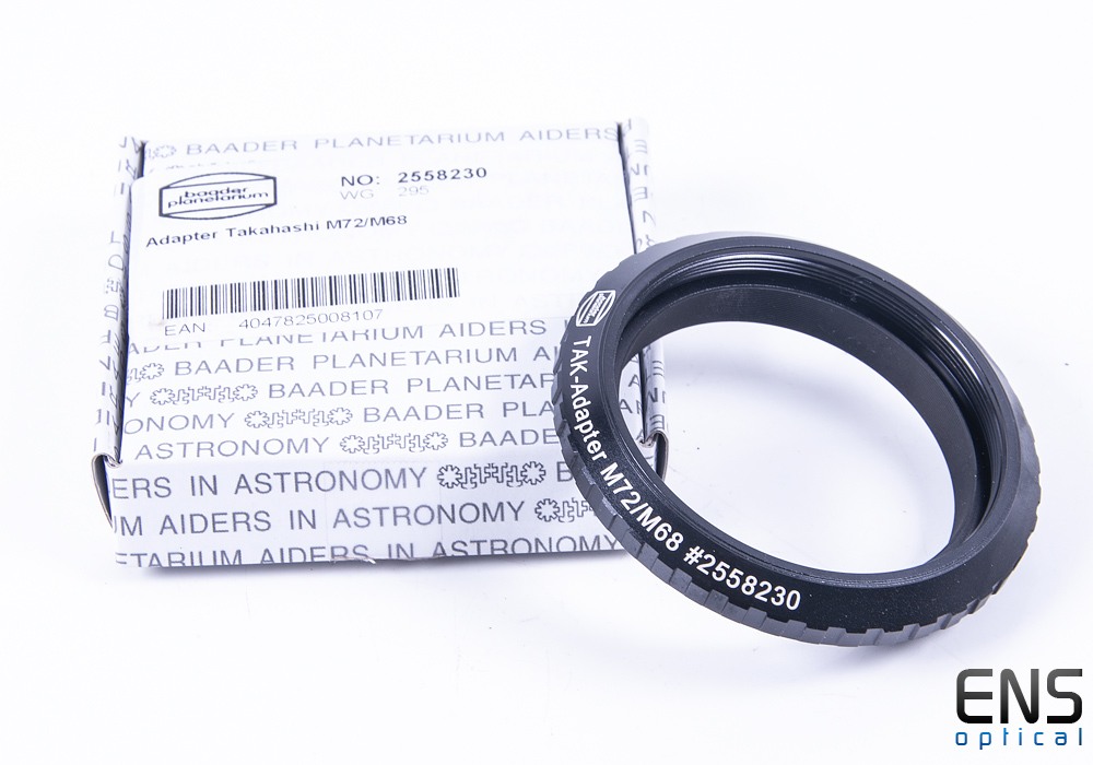 Baader Planetarium Takahashi Adapter M72/M68 (Zeiss) Boxed Mint Baader Planetarium Takahashi Adapter M72/M68 (Zeiss) Boxed Mint