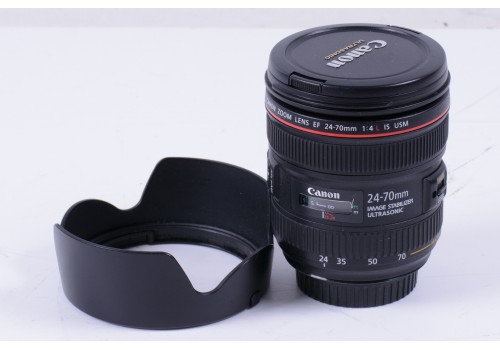 Canon EF 24-70mm F4 L IS USM Macro AF Lens  & Hood SA
