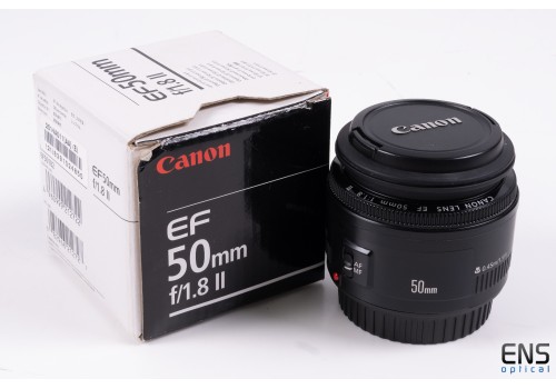 Canon 50mm f/1.8 II EF Prime Lens - Boxed