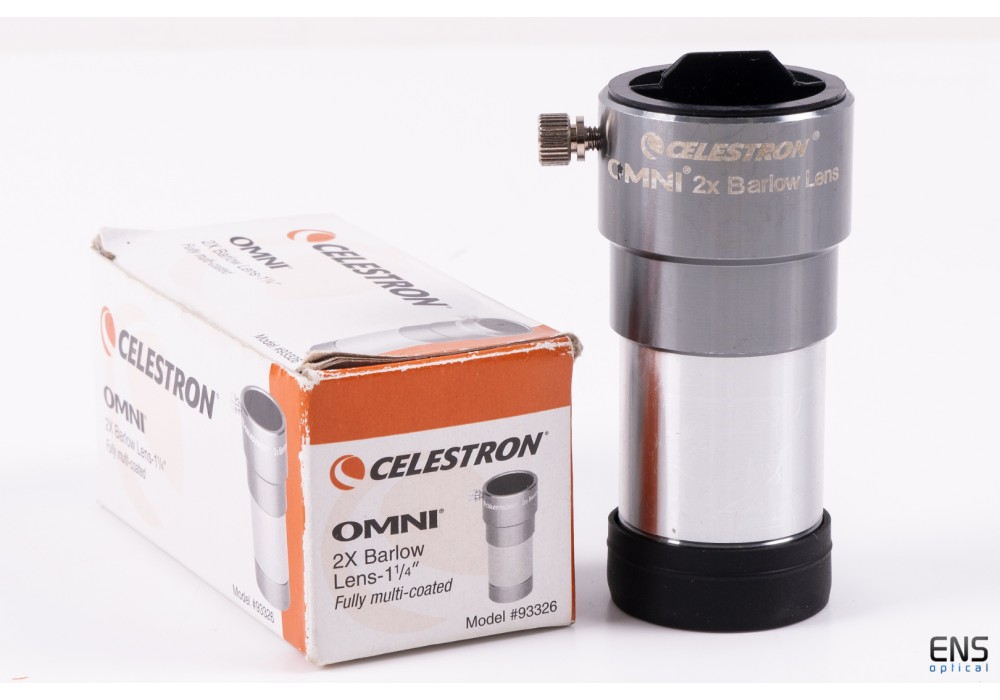 Celestron 2x Omni Barlow Lens - 1.25"
