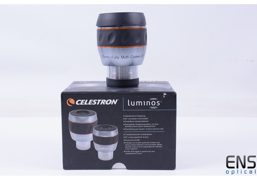Celestron Luminos 23mm 2" 82º Wide Angle Eyepiece - Boxed!