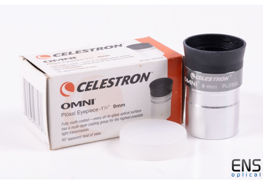 Celestron 9mm 1.25" Omni Plossl Eyepiece - Open Box