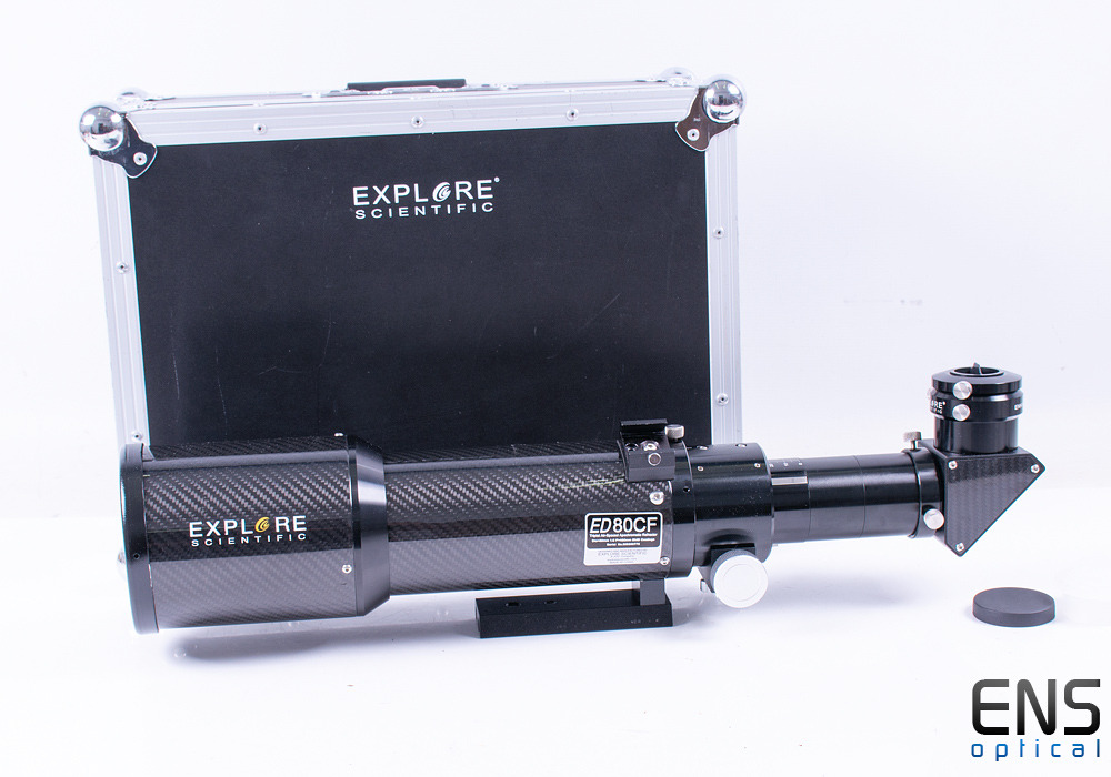 Explore Scientific ED80 F6 Triplet APO Carbon Fibre Refractor Telescope Explore Scientific ED80 F6 Triplet APO Carbon Fibre Refractor Telescope