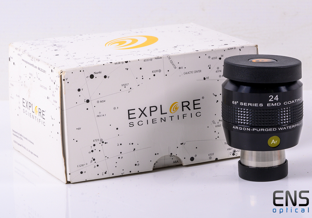 Explore Scientific 24mm 68º  Wide Angle Eyepeiece - Boxed Mint 