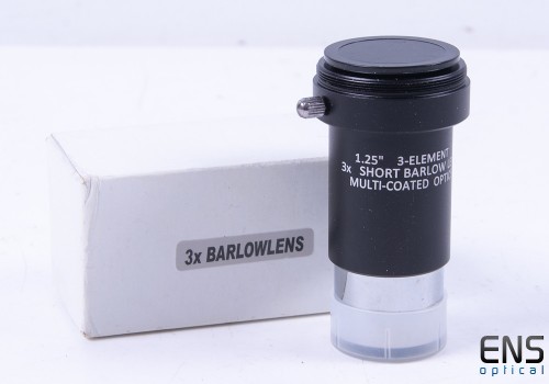 OVL 3x Short 3 Element Barlow Lens - 1.25" Boxed
