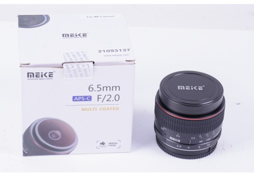 Meike 6.5mm F/2.0 M4/3 Fisheye lens APS-c - open box