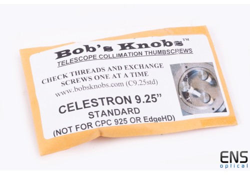 Bob's Knobs for Celestron C925 standard  SCT Telescope