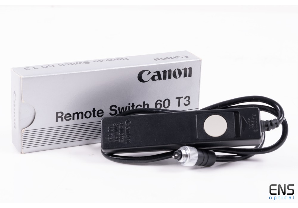 Canon Remote Switch 60 T3 shutter Release - T50/T70/T90/EOS 600/620/630/650/RT Cameras