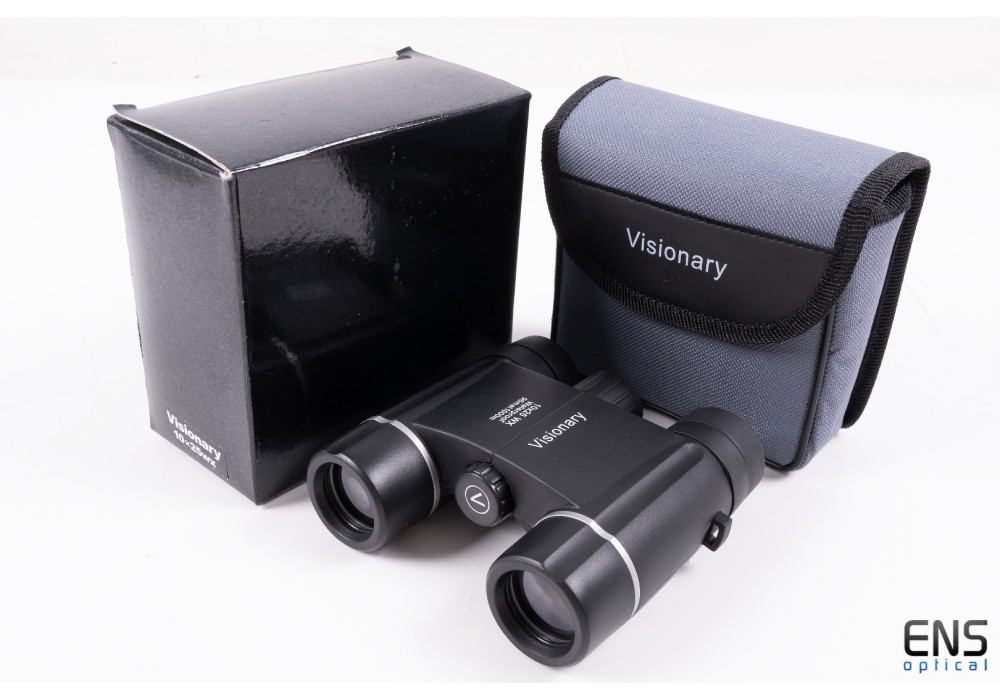 Visionary 10x25 WX Binoculars Open Box