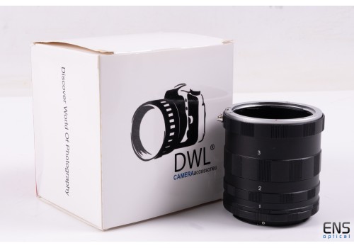 DWL Macro Extension Tube Set for Canon EOS fit