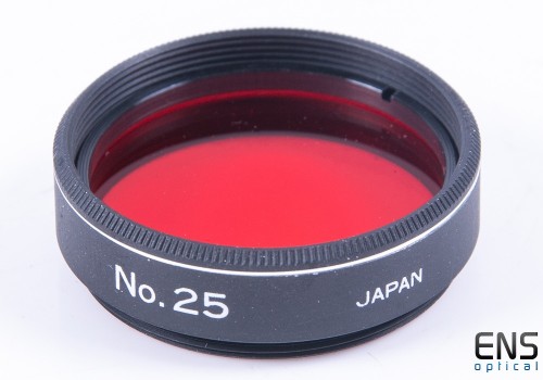 Japanese Number 25 Red Telescope Filter - 1.25"