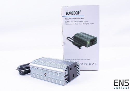 Suredom 400w Power Inverter 12v to 220v with Dual USB