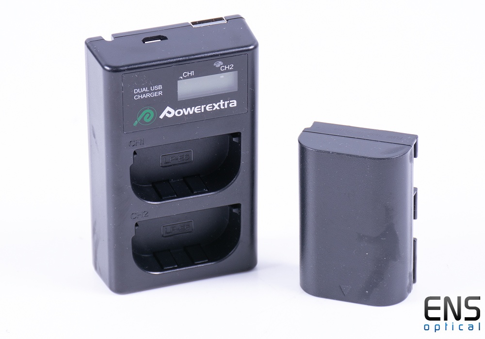 Power Extra Rechargable LP-E6 Battery for Canon 5D mk 2 & 3