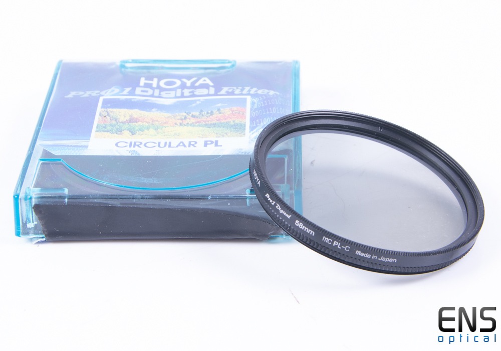 Hoya 58mm Pro1 Digital Circular Polarising Filter with case