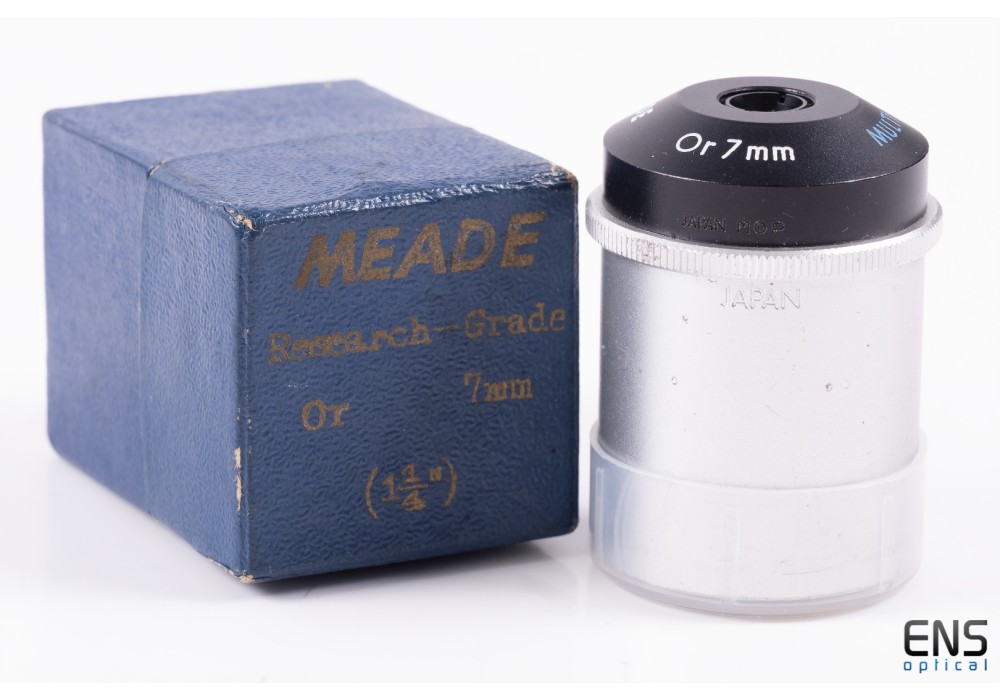 Meade 7mm Research grade Orthoscopic Eyepiece 1.25" - JAPAN