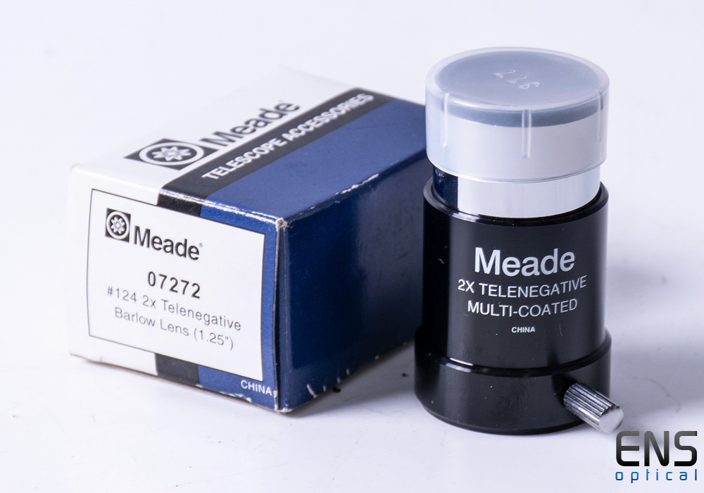 Meade #124 2x 1.25" Telenegative Barlow lens Meade #124 2x 1.25" Telenegative Barlow lens