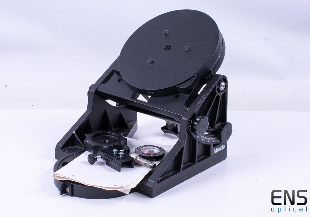 Meade 8” Lx200 & LX90 - Equatorial Polar Wedge including LX90 Adapter Plate Meade 8” Lx200 & LX90 - Equatorial Polar Wedge including LX90 Adapter Plate