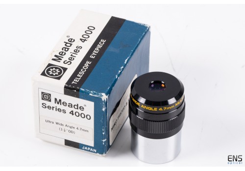 Meade 4.7mm Ultra Wide Angle UWA Smoothside Eyepiece - Boxed JAPAN