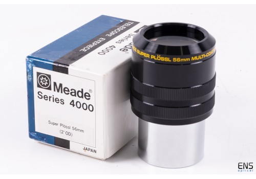 Meade 56mm Series 4000 Super Plossl Smoothside Eyepiece - 2" Japan