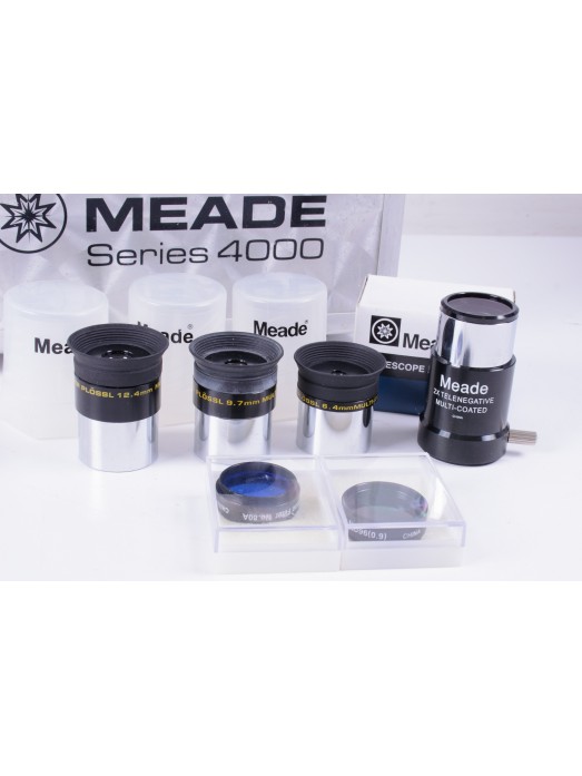 Meade 4000 Series 1.25" Plossl Eyepeice Barlow Filter Set - Mint
