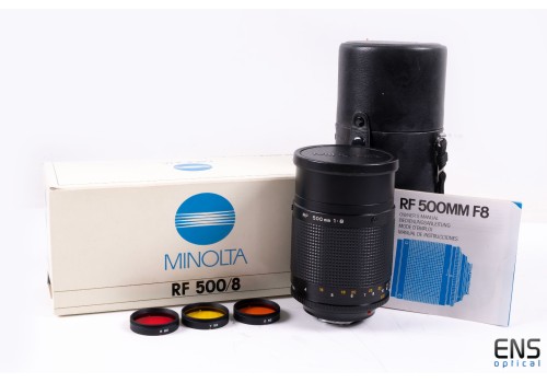 Minolta 500mm f/8 RF Manual Fast Prime Mirror Lens -  JAPAN