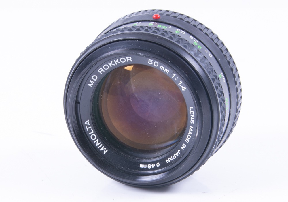 Minolta 50m f/1.4 MD Fast Prime Lens - 4200684 JAPAN