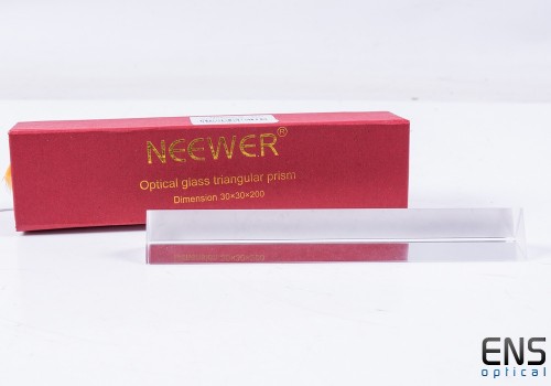 NEEWER 7.8″ Optical Glass Triple Triangular Prism Refractor Physics Experiment