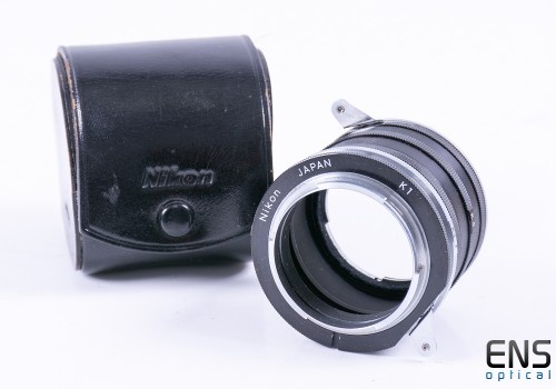 Nikon F Extension Tube set K1 K2 K3 K4 K5 w/leather case 