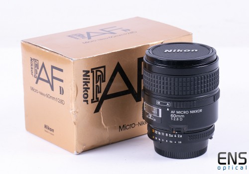 Nikon 60mm F/2.8 AF-D Micro Nikkor Macro Prime Lens - 3017409