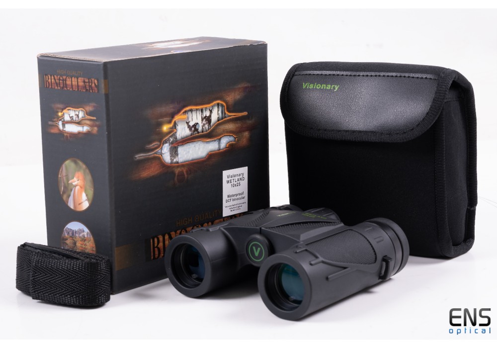 Visionary 10x25 Wetland DCF Waterproof Binoculars - Open Box