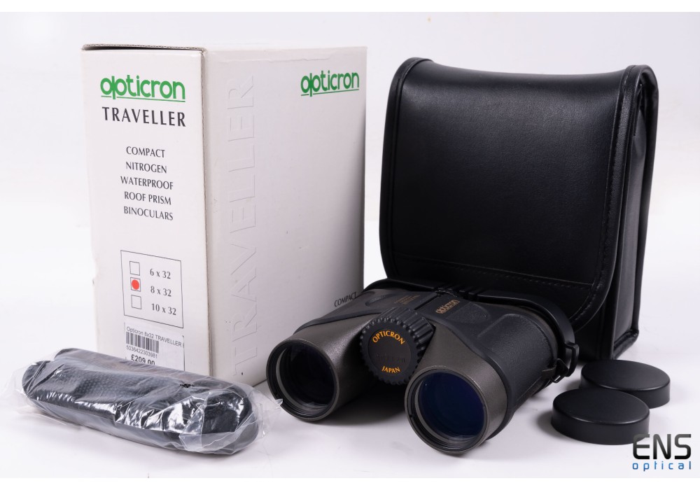 Opticron Traveller 8x32 Japanese Binoculars - Open Box