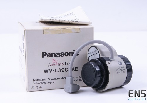 Panasonic 9mm f/1.2 CCTV Lens - WV-LA9C3A - Boxed