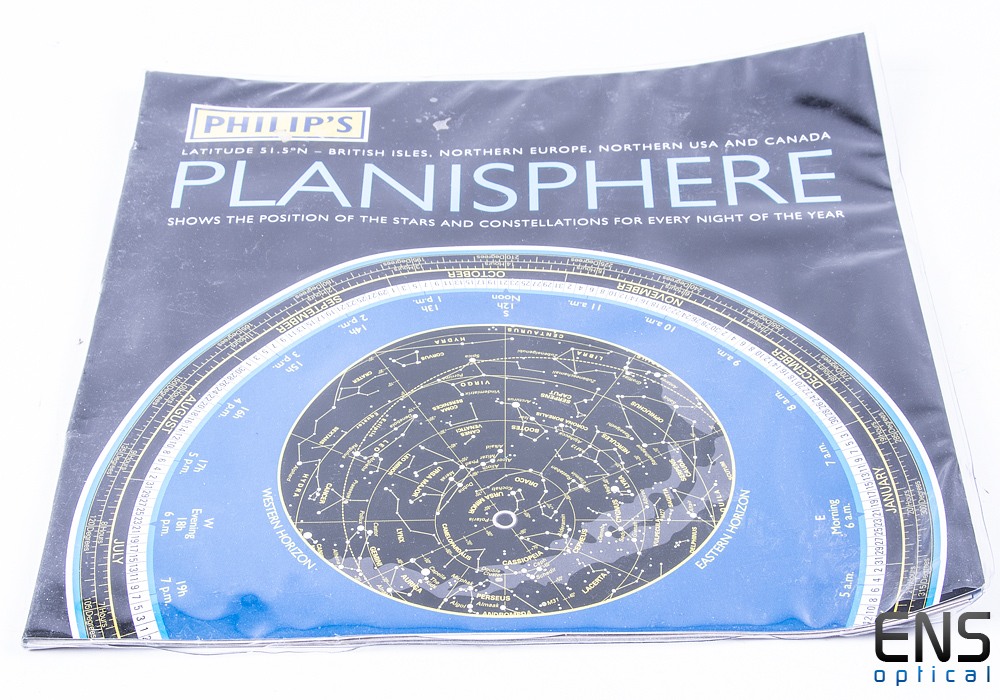 Philips Planisphere for 51.5° North (Northern Hemisphere)