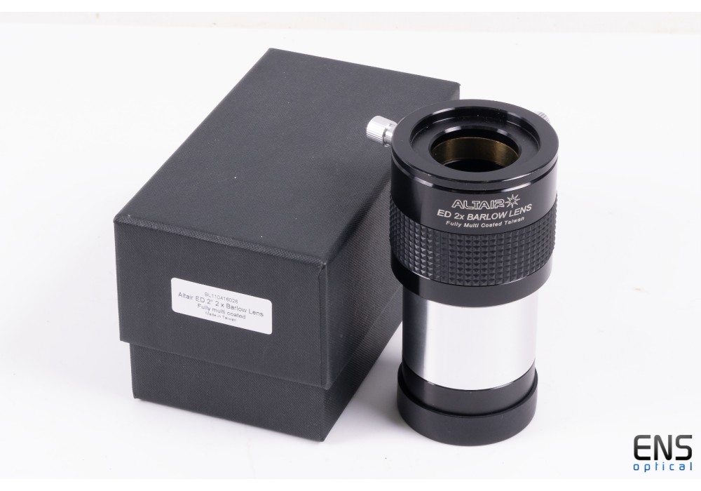 Altair astro 2" 2x ED Barlow Lens - 2" with 1.25" Adapter