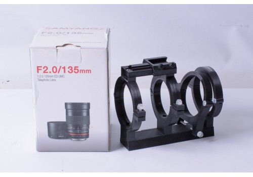 Samyang 135mm F/2 ED Nikon Lens Astrokraken Rings & ZWO Filter Drawer