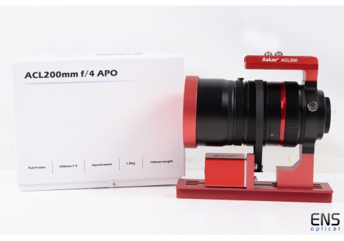 Askar ACL200 200mm f/4 Sextuplet APO Camera Lens MkII - ZWO EAF & Focuser kit - Mint