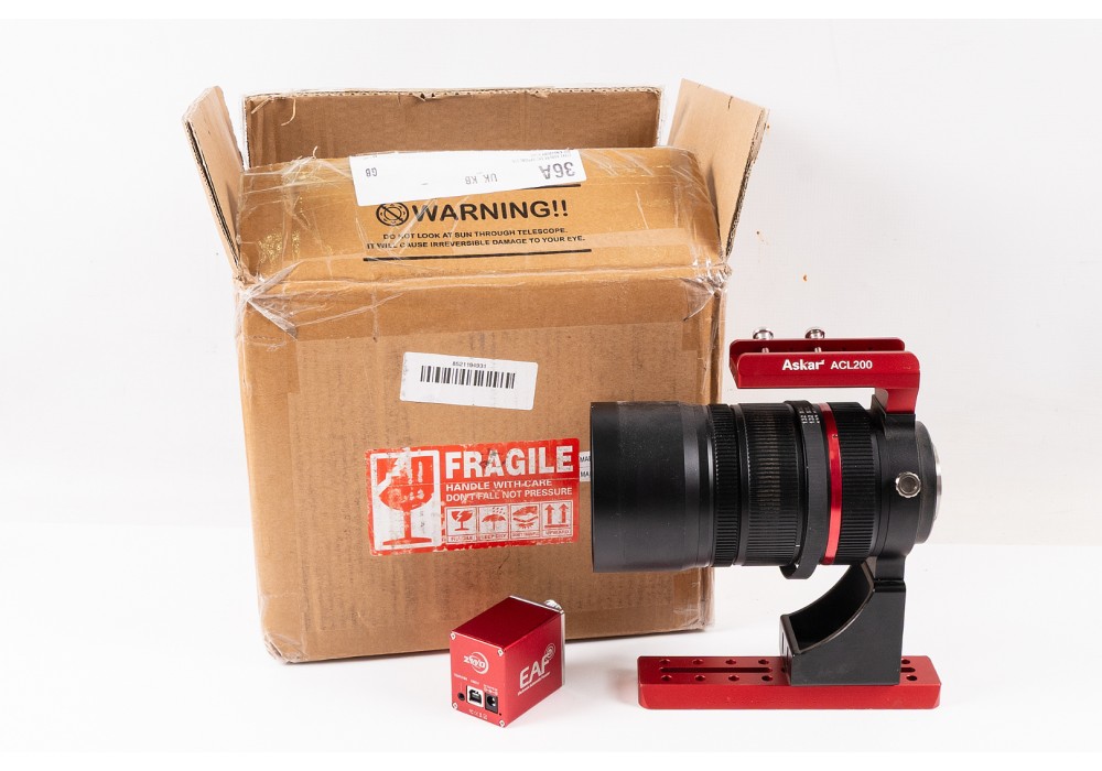 Askar ACL200 200mm f/4 Sextuplet APO Camera Lens MkII - ZWO EAF & Focuser kit 