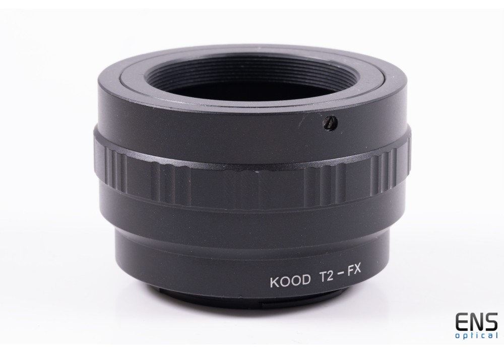 Kood T2-FX Adapter for T2/T Mount Lens to Fuji X Camera X-T30 II, X-E4