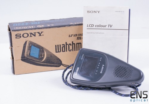 Vintage Sony Watchman with 2.2" Colour LCD TV - FDL-E22U