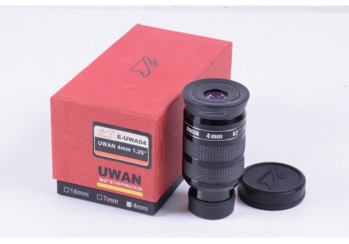 William Optics 4mm 1.25" UWAN Eyepiece 82º Ultra Wide Angle Boxed