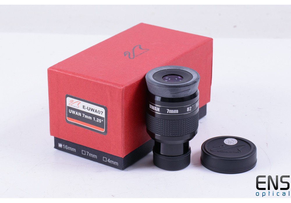 William Optics 7mm 1.25" UWAN Eyepiece 82º Ultra Wide Angle Boxed William Optics 7mm 1.25" UWAN Eyepiece 82º Ultra Wide Angle Boxed