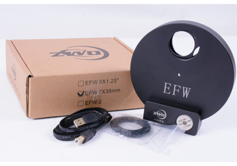 ZWO EFW 7 Position Electronic Filter Wheel 36mm