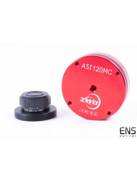 ZWO ASI120MC USB2.0 Colour Camera - 2.1 mm All Sky lens