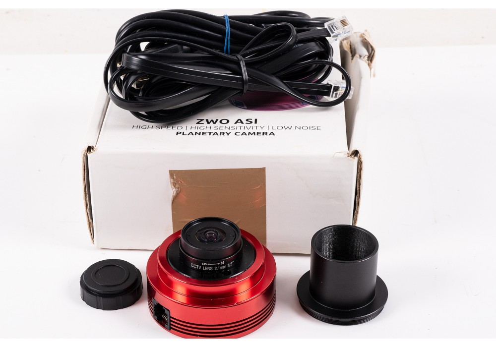 ZWO ASI120MC USB2.0 Colour Camera - 2.1 mm All Sky lens