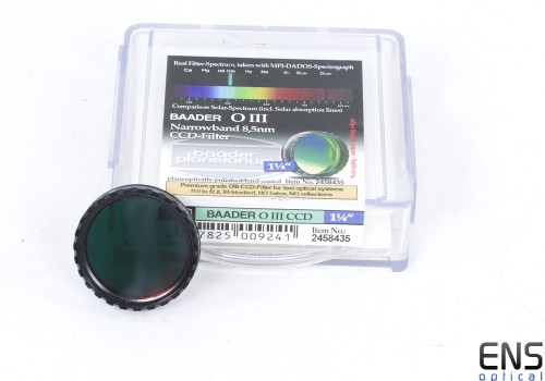 Baader 1.25" OII Oxygen III 8.5nm Narrowband CCD Imaging Filter