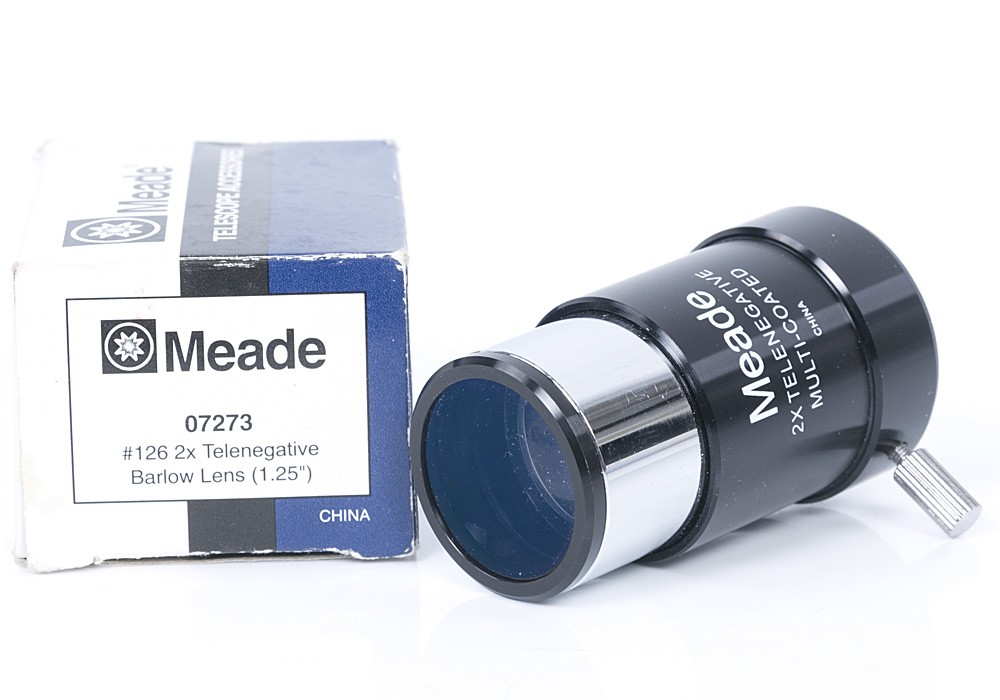 Meade 2x Telenegative Barlow Lens 1.25" With Box eBay
